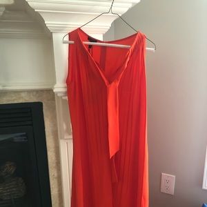 Escada orange dress, tags on, never worn